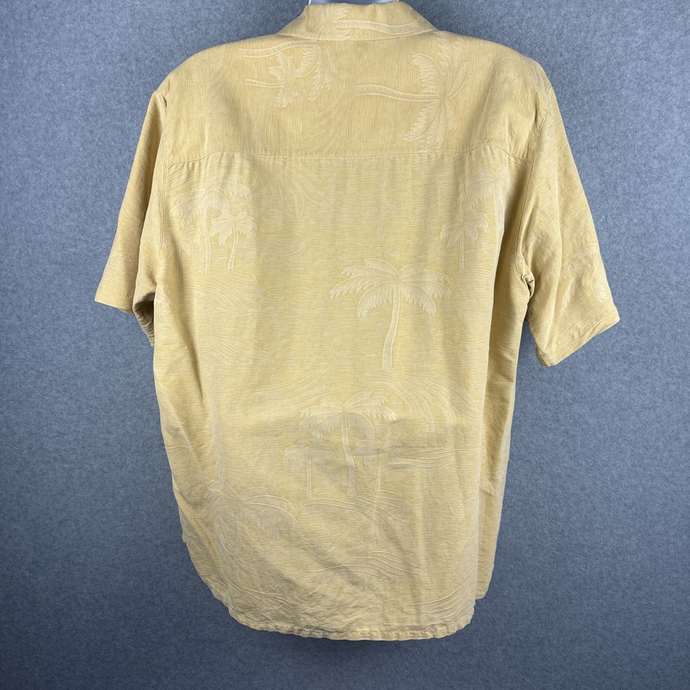 Banana Cabana Men's‎ Silk Short Sleeve Button Down Shirt Size XL - Picture 4 of 9